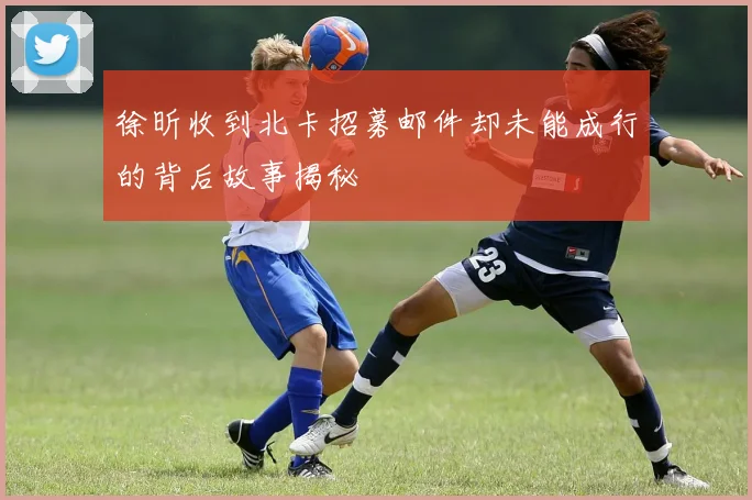 徐昕收到北卡招募邮件却未能成行的背后故事揭秘
